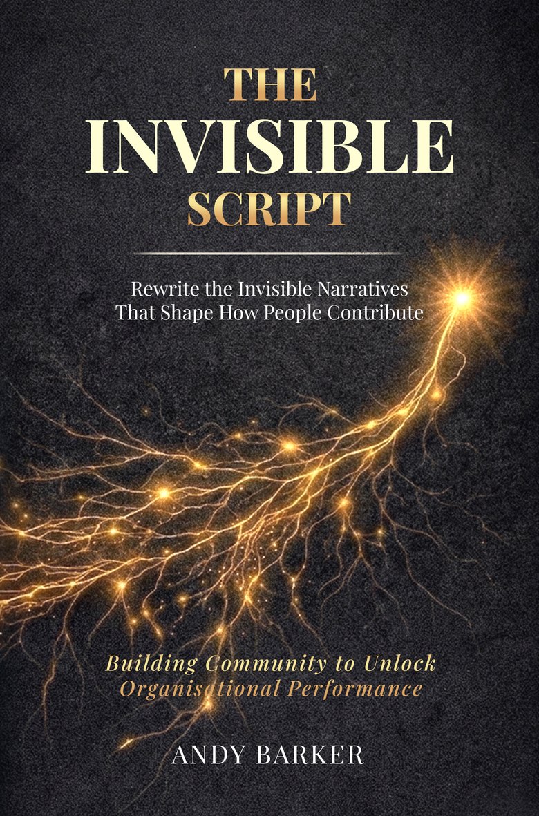 The Invisible Script by Andy Barker, book cover